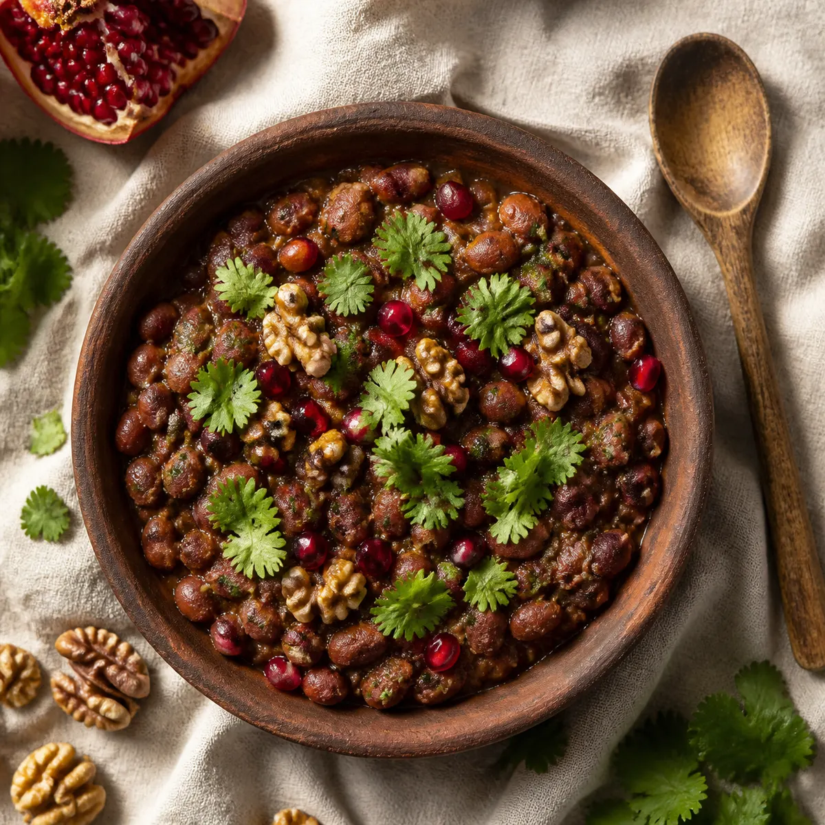 Лобио из красной фасоли